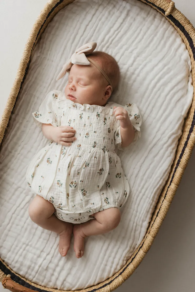 Garden Days | Ivory Floral Romper