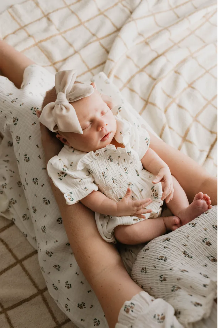 Garden Days | Ivory Floral Romper