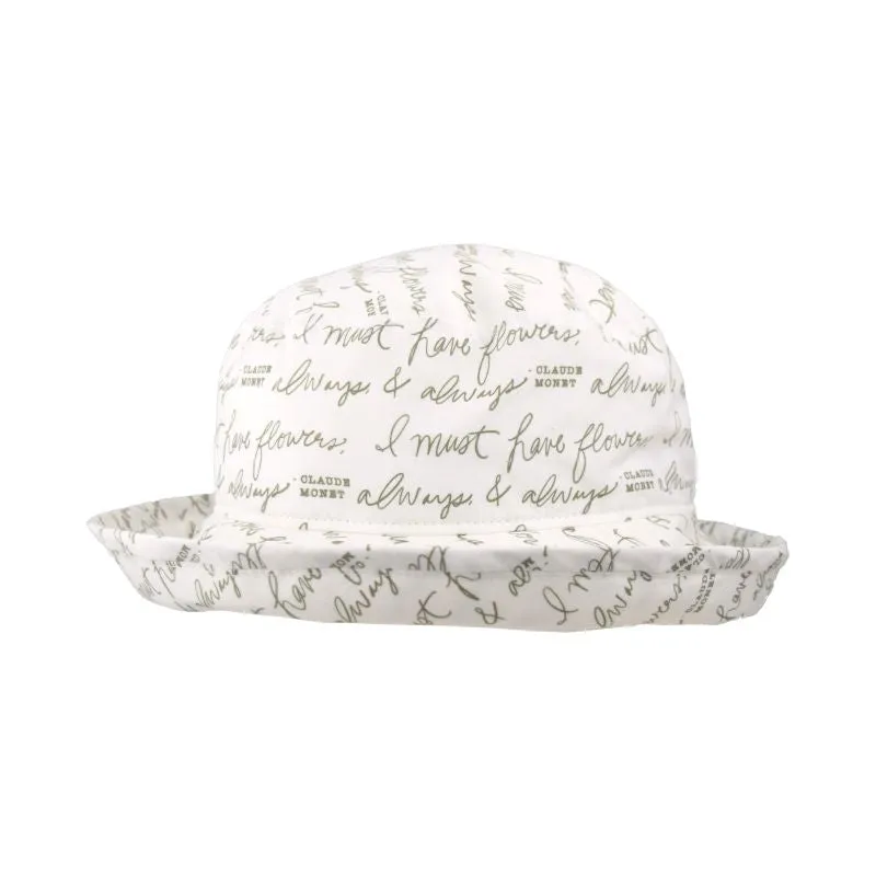 Garden Print Slouch Sun Protection Hat