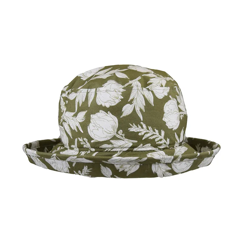 Garden Print Slouch Sun Protection Hat