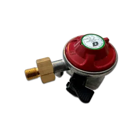 Gas Regulator 37 mBar kit with hose - UK