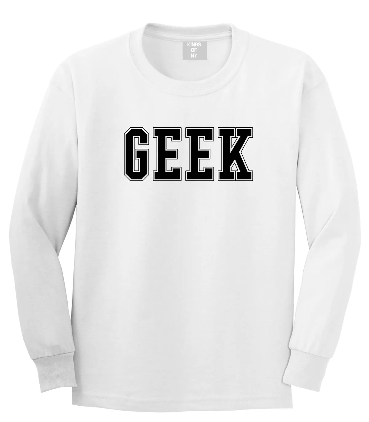 Geek College Style Long Sleeve T-Shirt