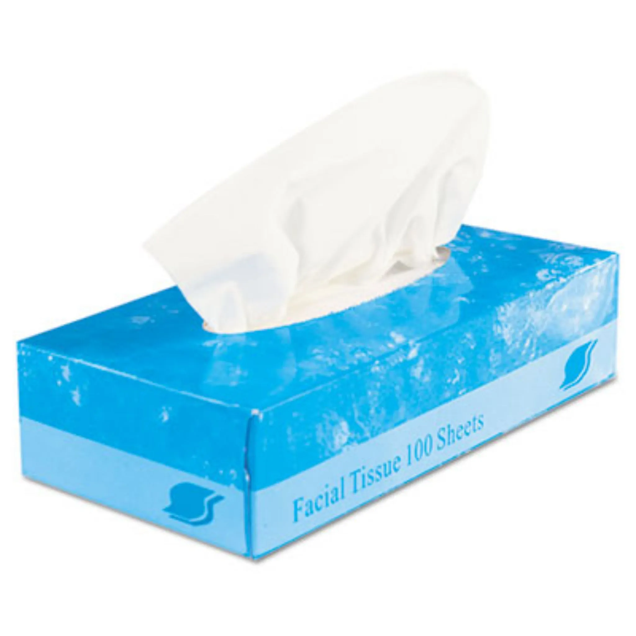 GEN GENFACIAL30100 Boxed Facial Tissue, 2-Ply, White, Box of 100 Sheets, Carton of 30