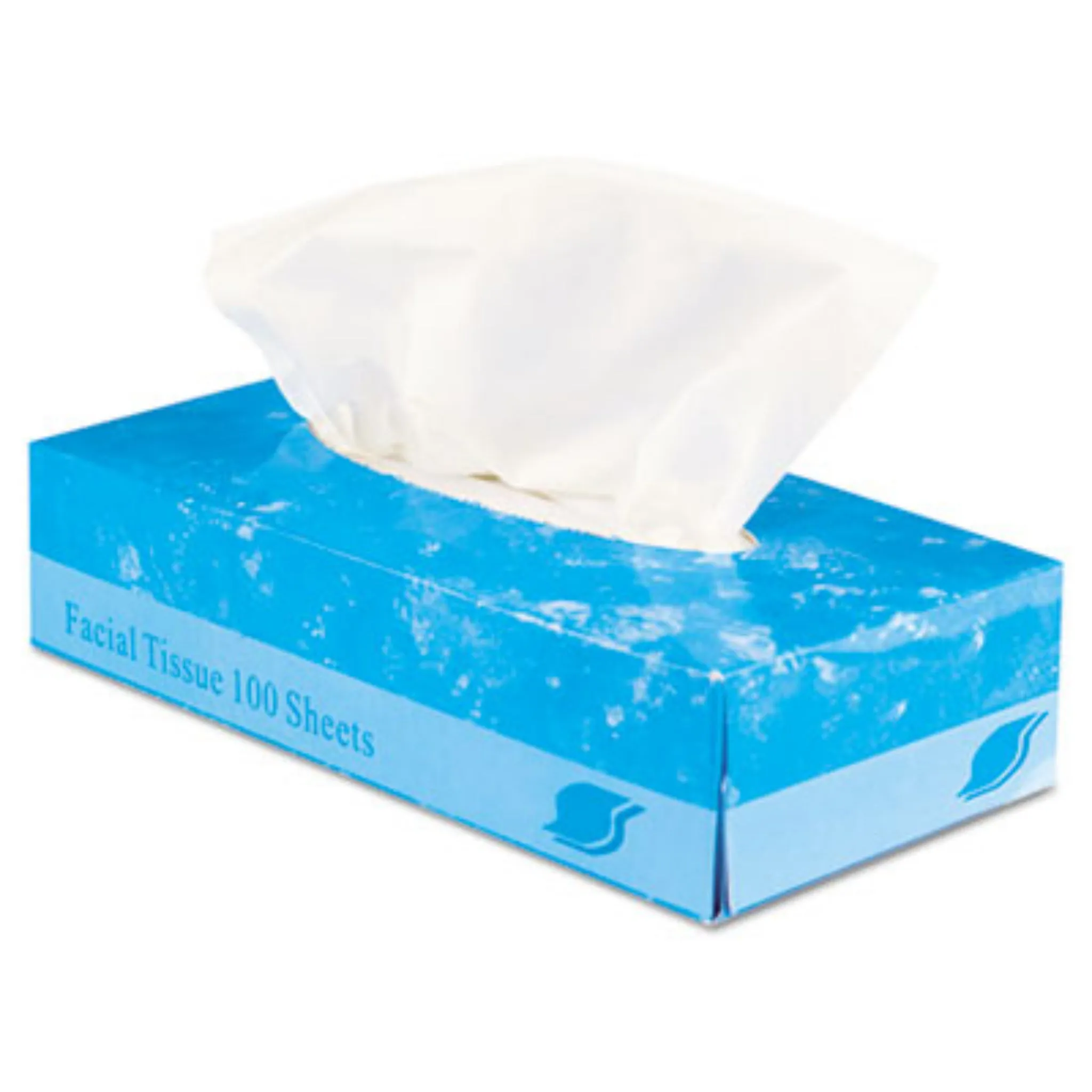 GEN GENFACIAL30100 Boxed Facial Tissue, 2-Ply, White, Box of 100 Sheets, Carton of 30