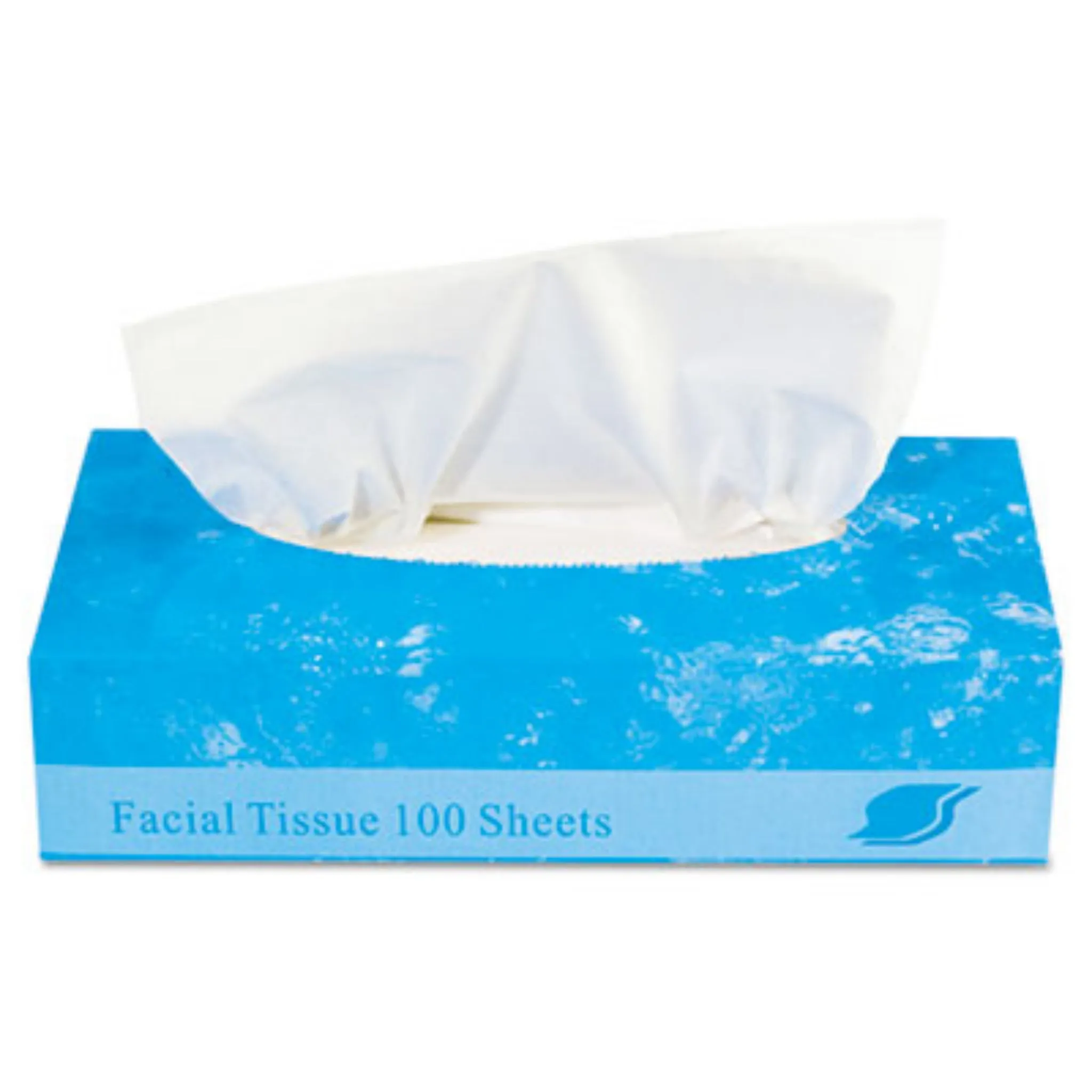 GEN GENFACIAL30100 Boxed Facial Tissue, 2-Ply, White, Box of 100 Sheets, Carton of 30