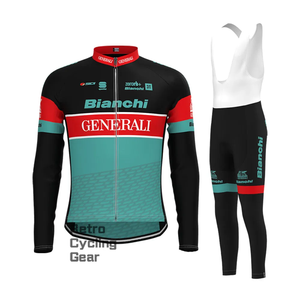 Generali  Bianchi Long Sleeve Cycling Kits