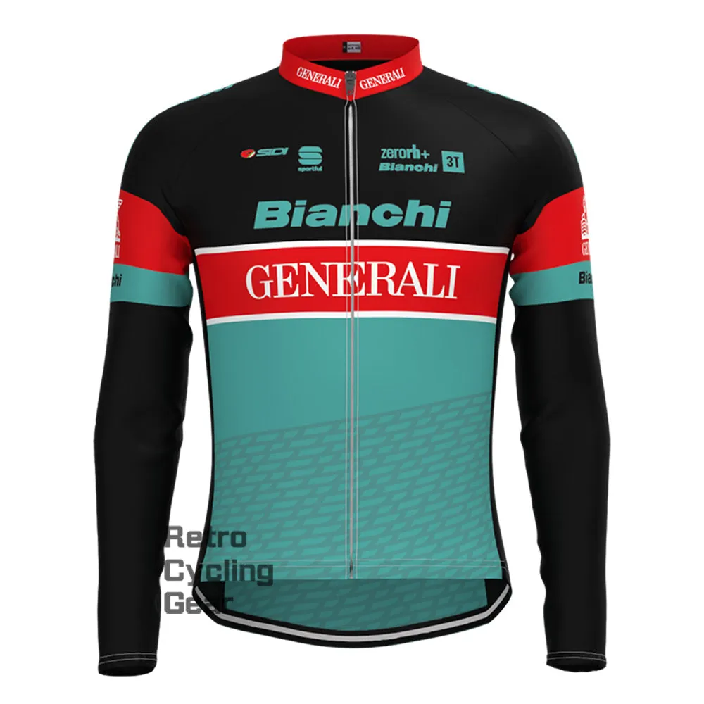 Generali  Bianchi Long Sleeve Cycling Kits