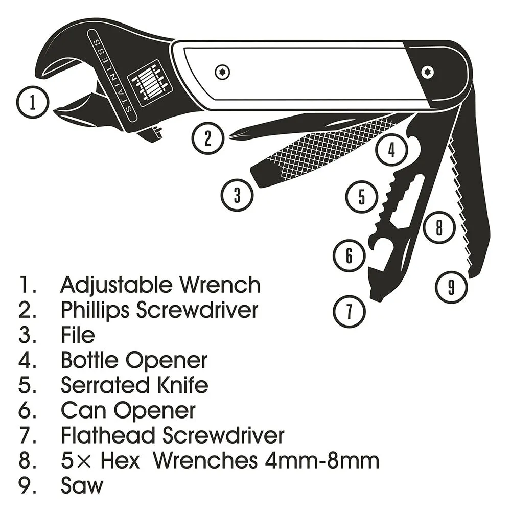 Gentleman's Hardware Wrench Multi Tool