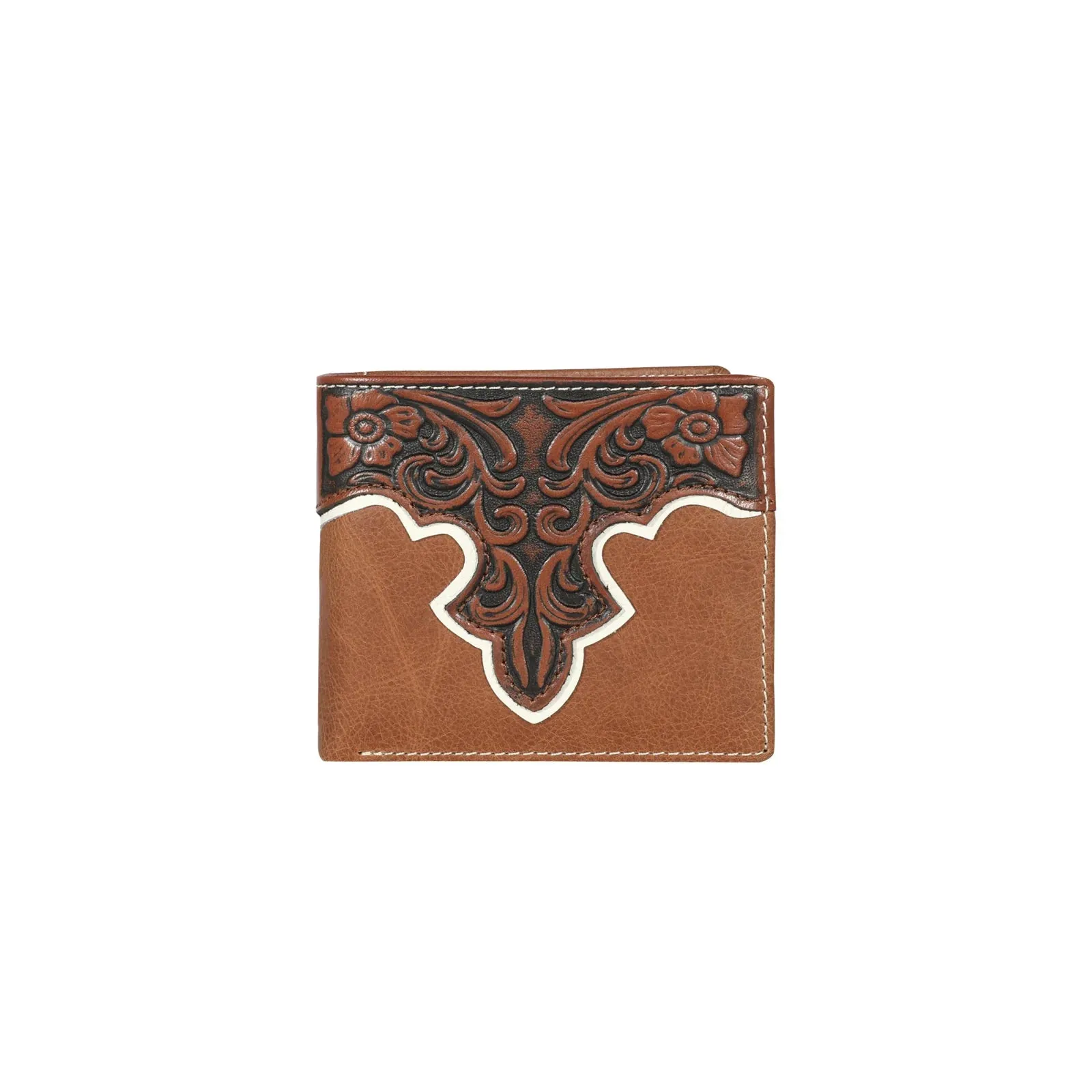 Genuine Tooled Leather Collection Men's Wallet