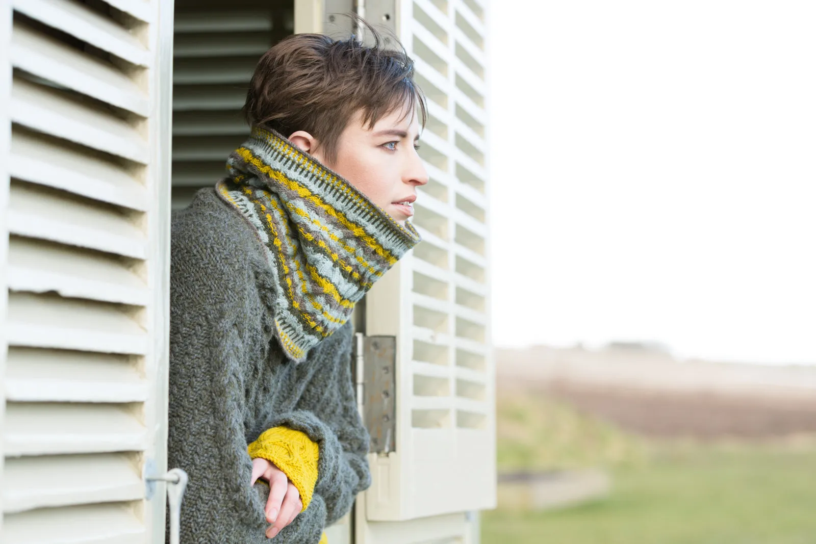 Geo Snood/Cowl : Knit Kit