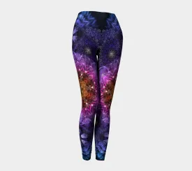 GEOMETRIC SUNSET COLOURS | LEGGINGS | YANTRART