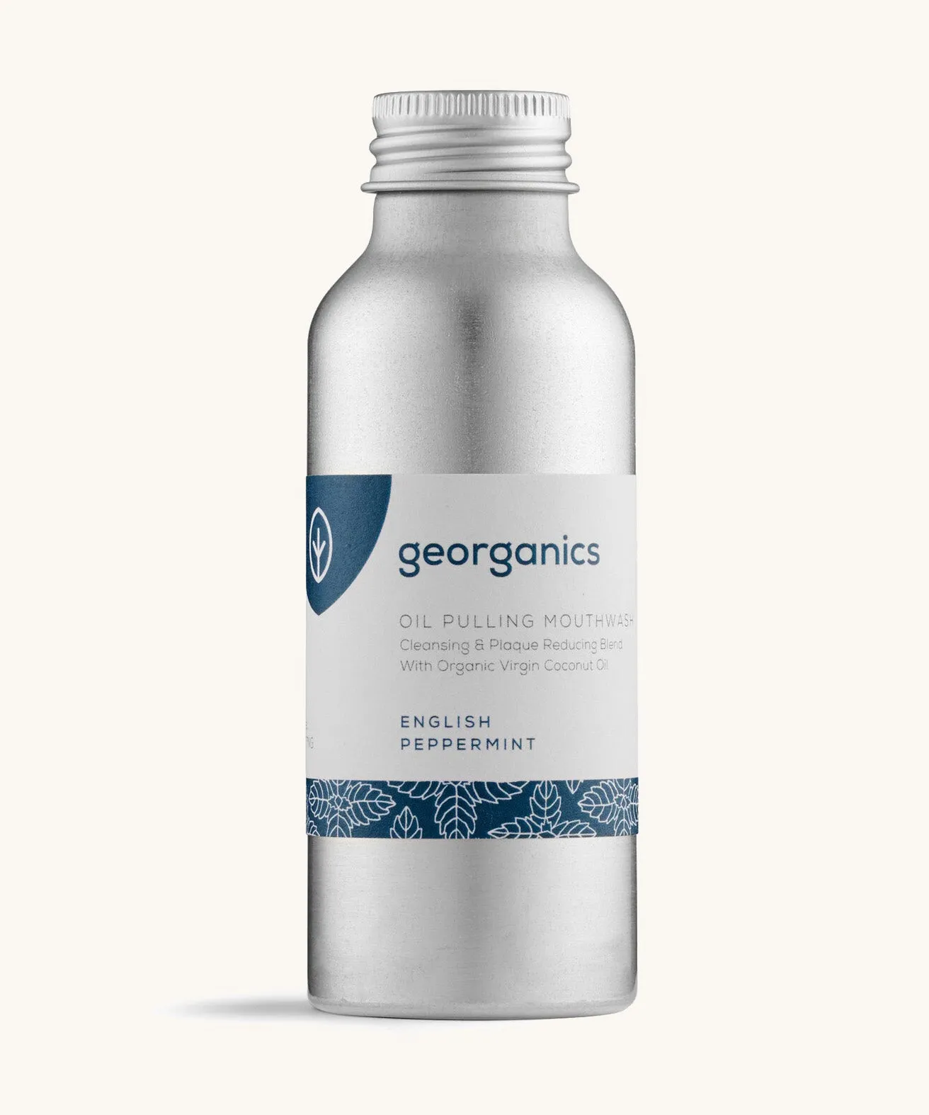 Georganics Oil Pulling Mouthwash - Peppermint 100ml