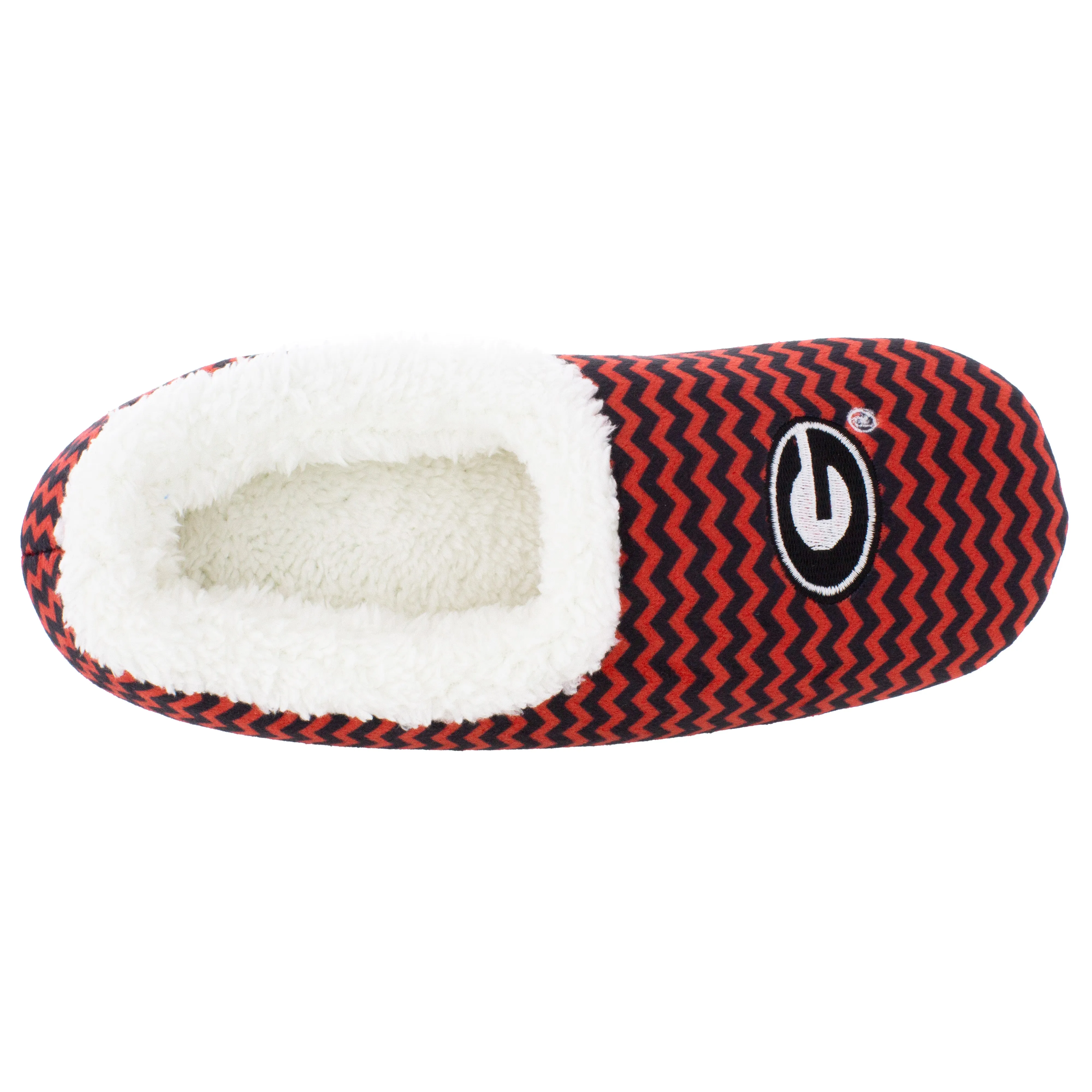 Georgia Bulldogs Chevron Slip On Slippers