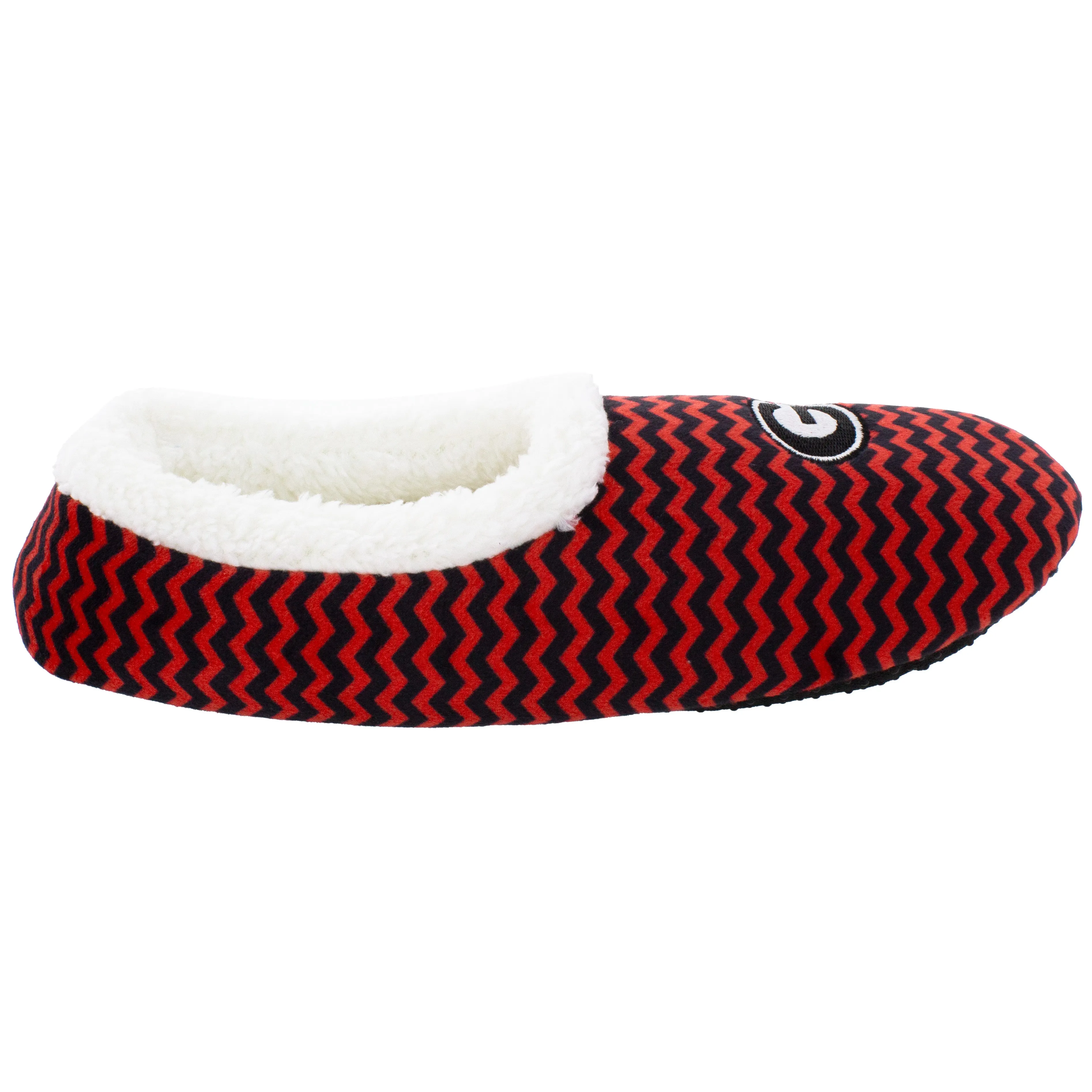 Georgia Bulldogs Chevron Slip On Slippers