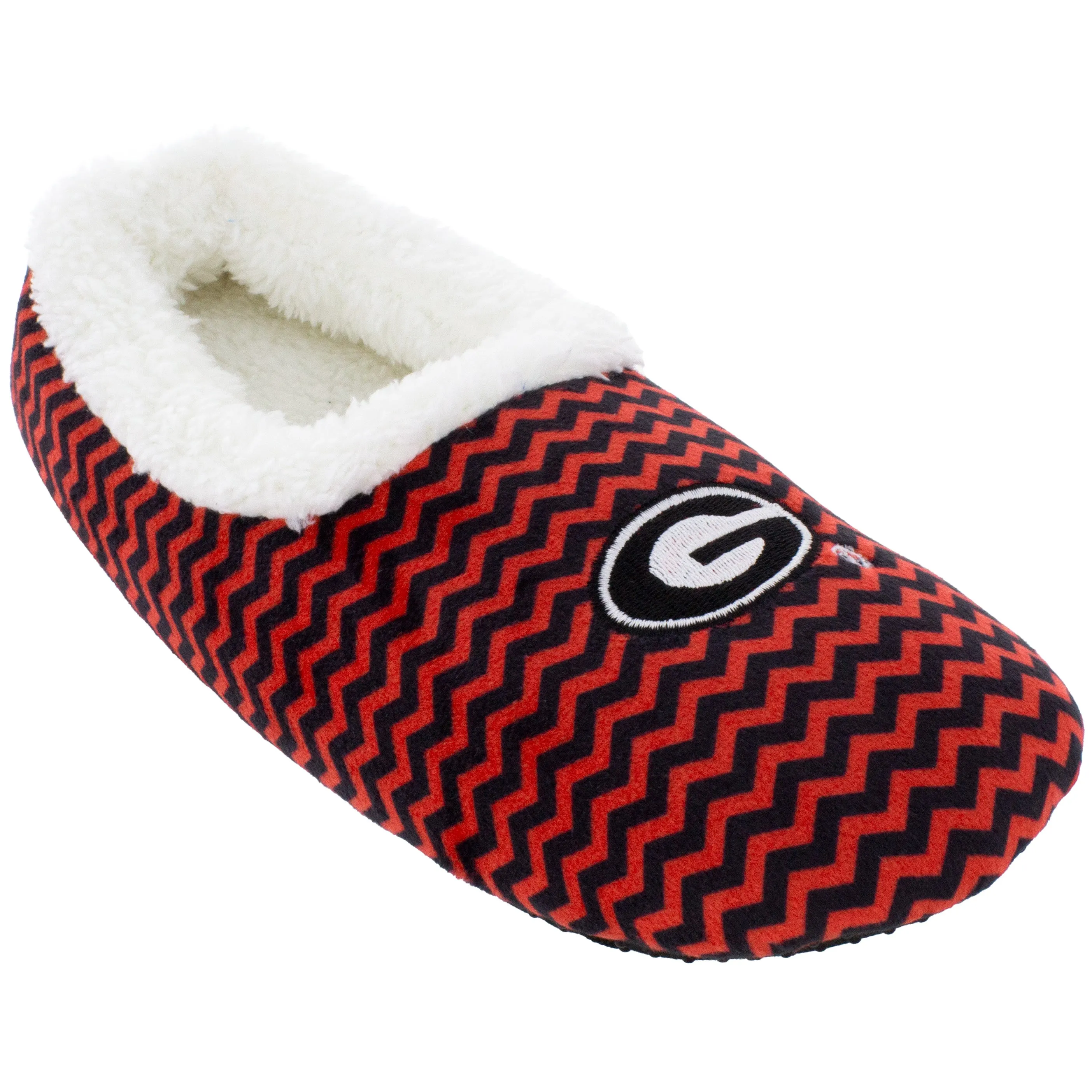 Georgia Bulldogs Chevron Slip On Slippers