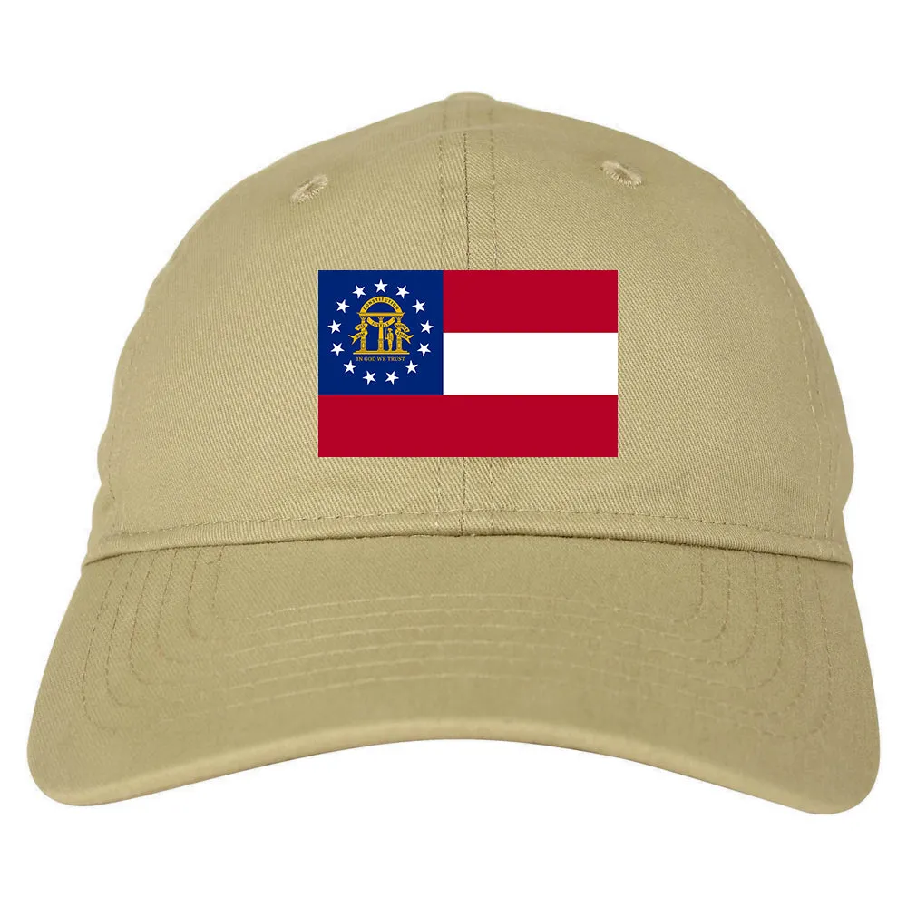 Georgia State Flag GA Chest Mens Dad Hat