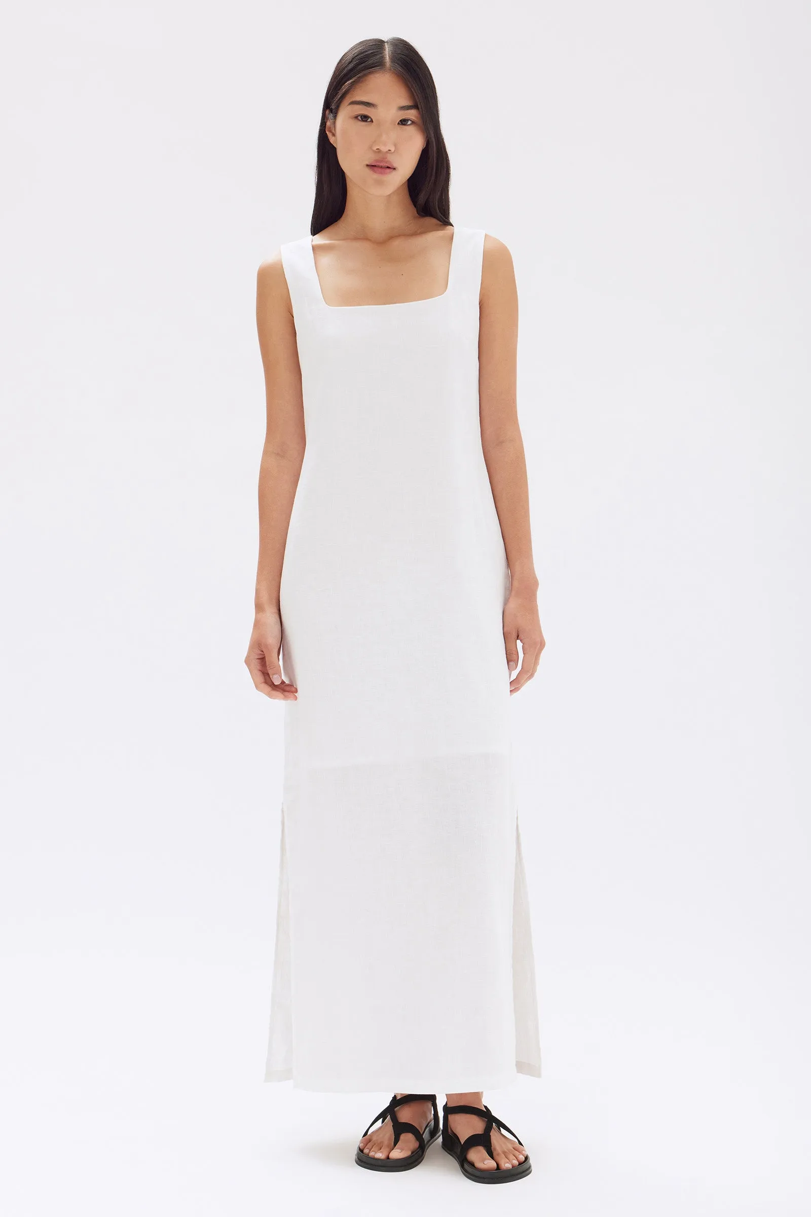 Georgina Linen Maxi Dress