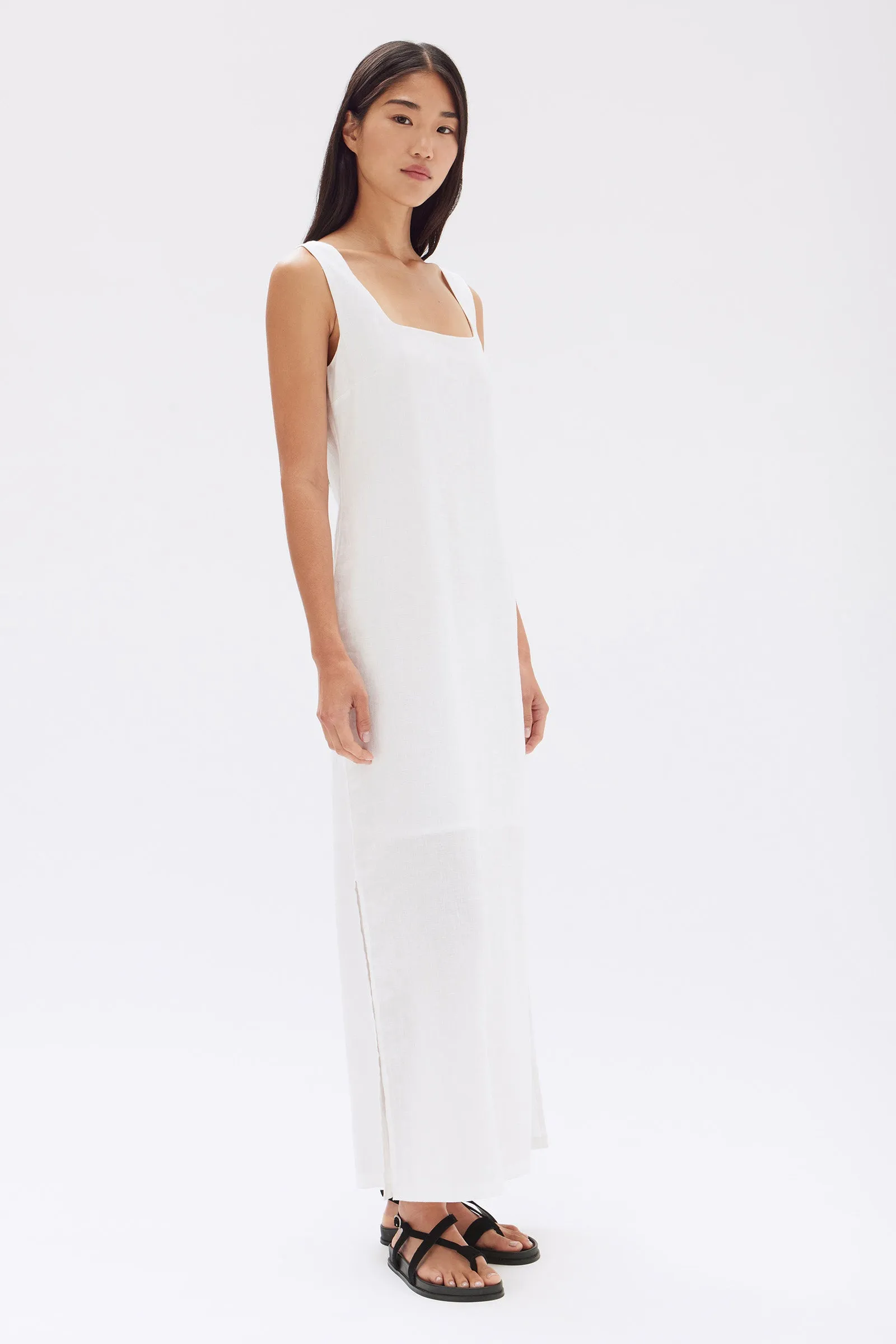 Georgina Linen Maxi Dress