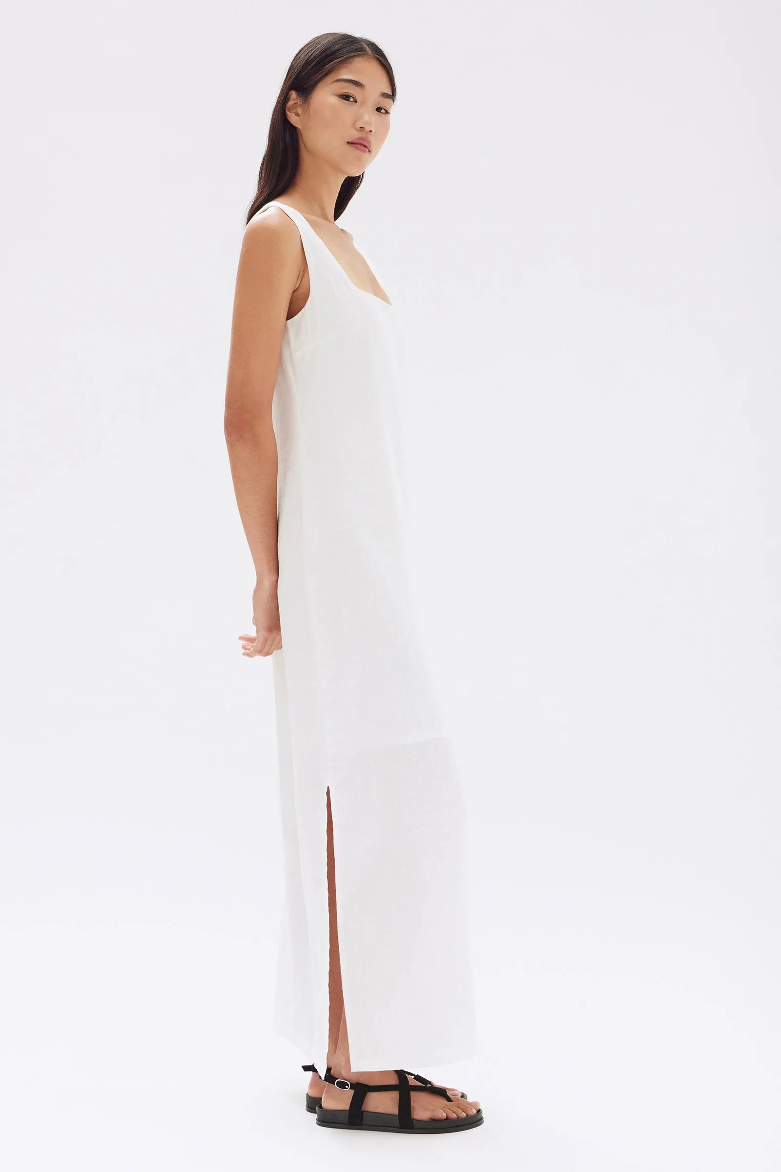 Georgina Linen Maxi Dress