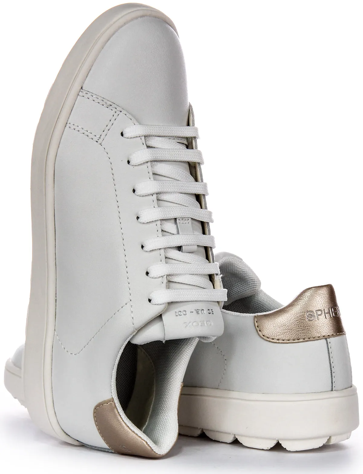 Geox D Spherica Ecub In White For Women