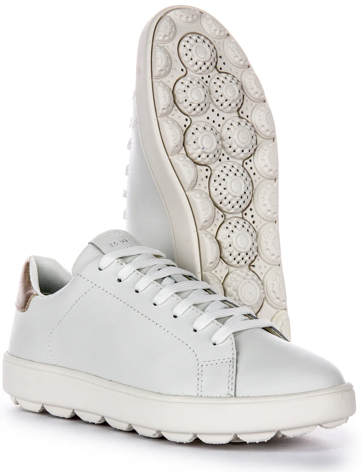 Geox D Spherica Ecub In White For Women