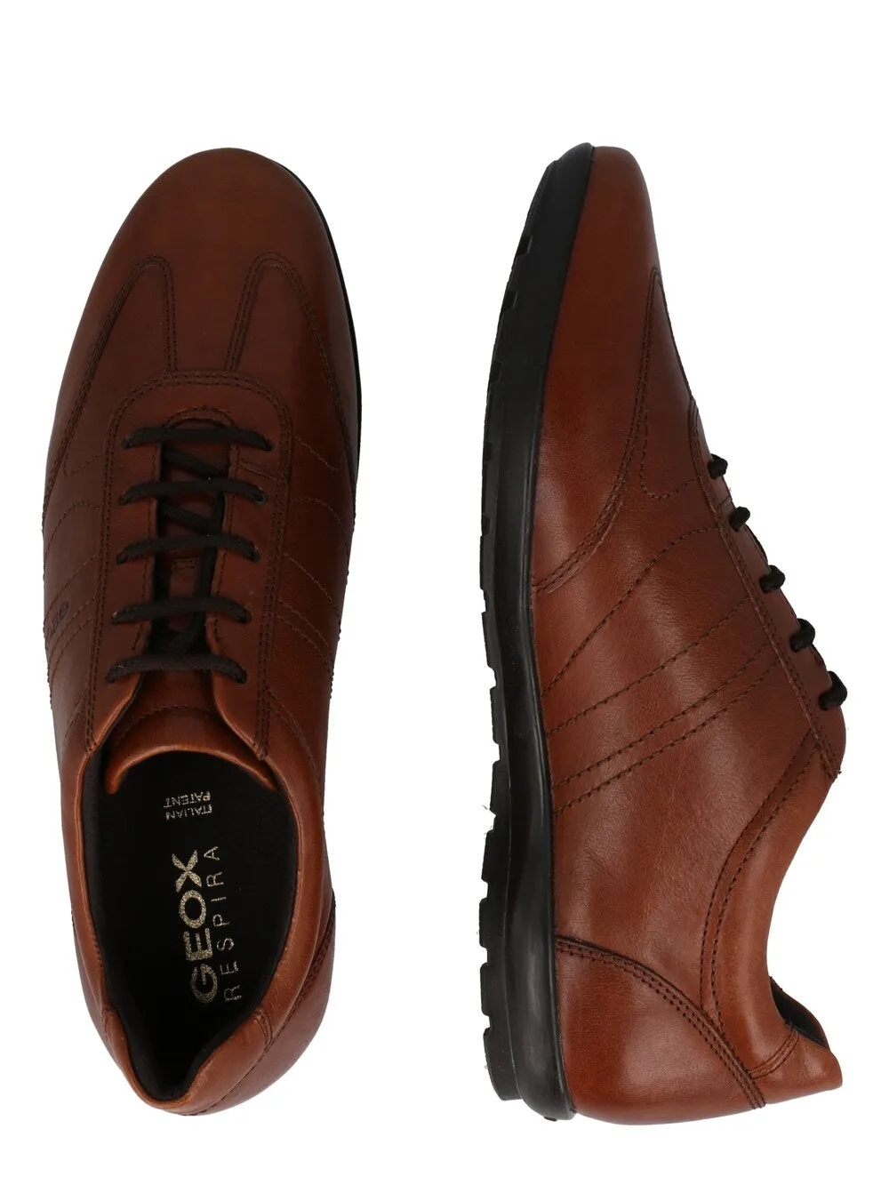 Geox Symbol lace-up shoes, dark brown