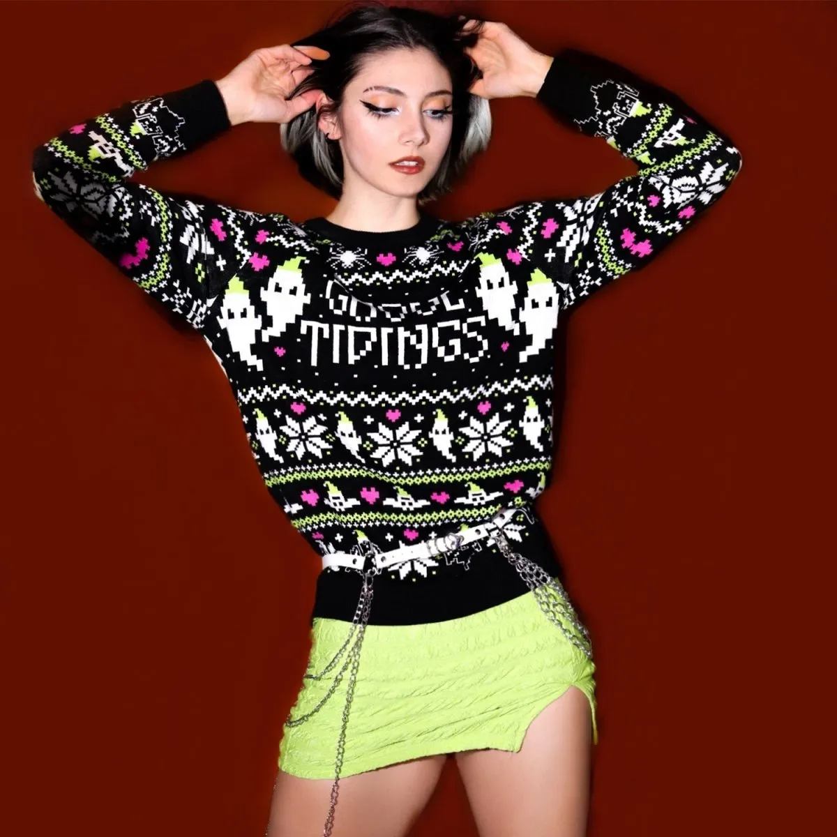 Ghoul Tidings Creepy Christmas Sweater