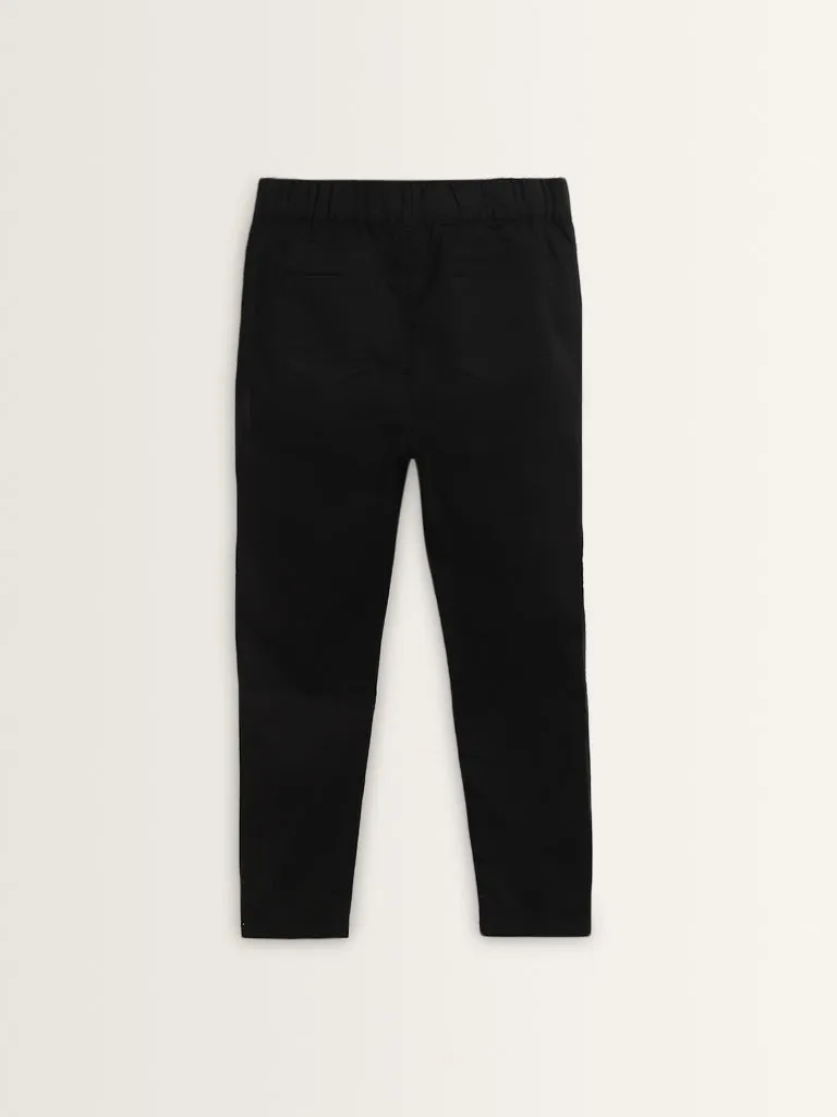 Gia Black Skinny-Fit Mid-Rise Jeggings