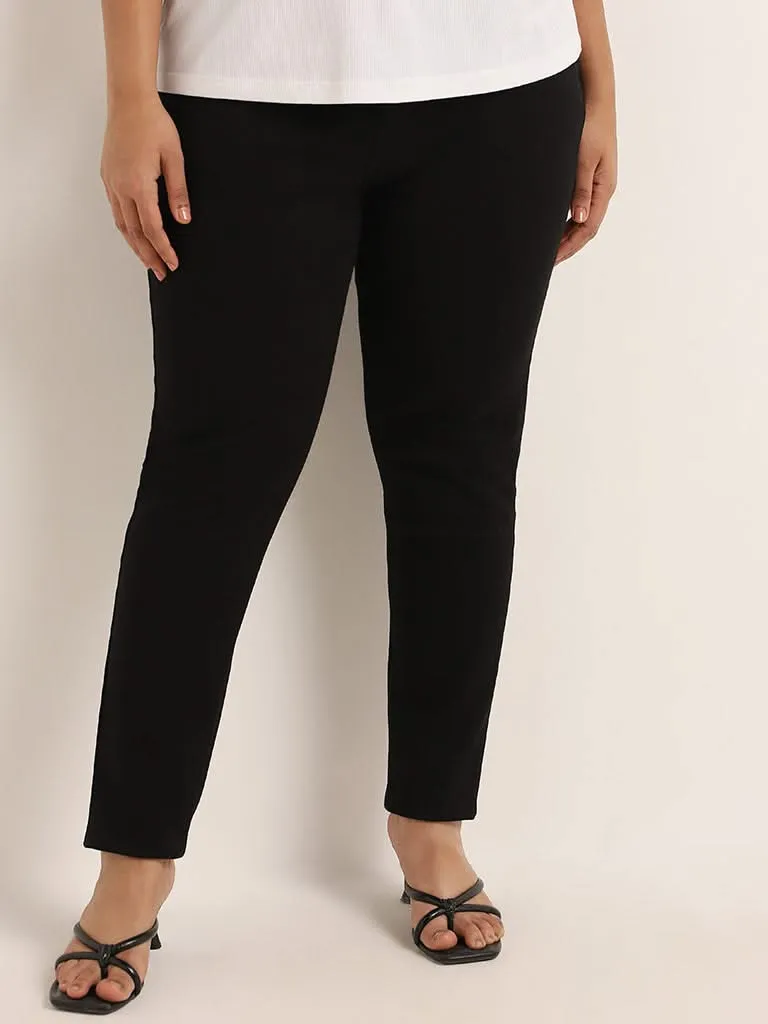 Gia Black Slim-Fit Jeans