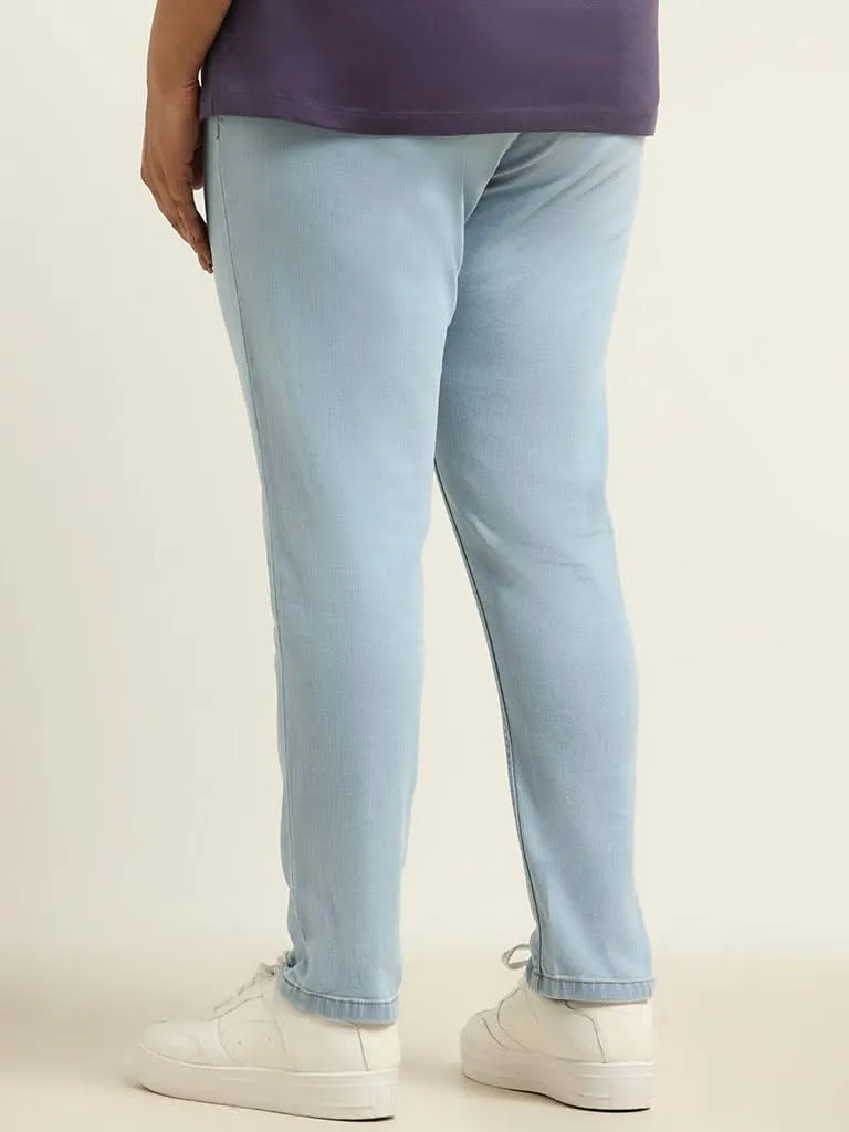 Gia Denim Blue Straight Fit Jeggings