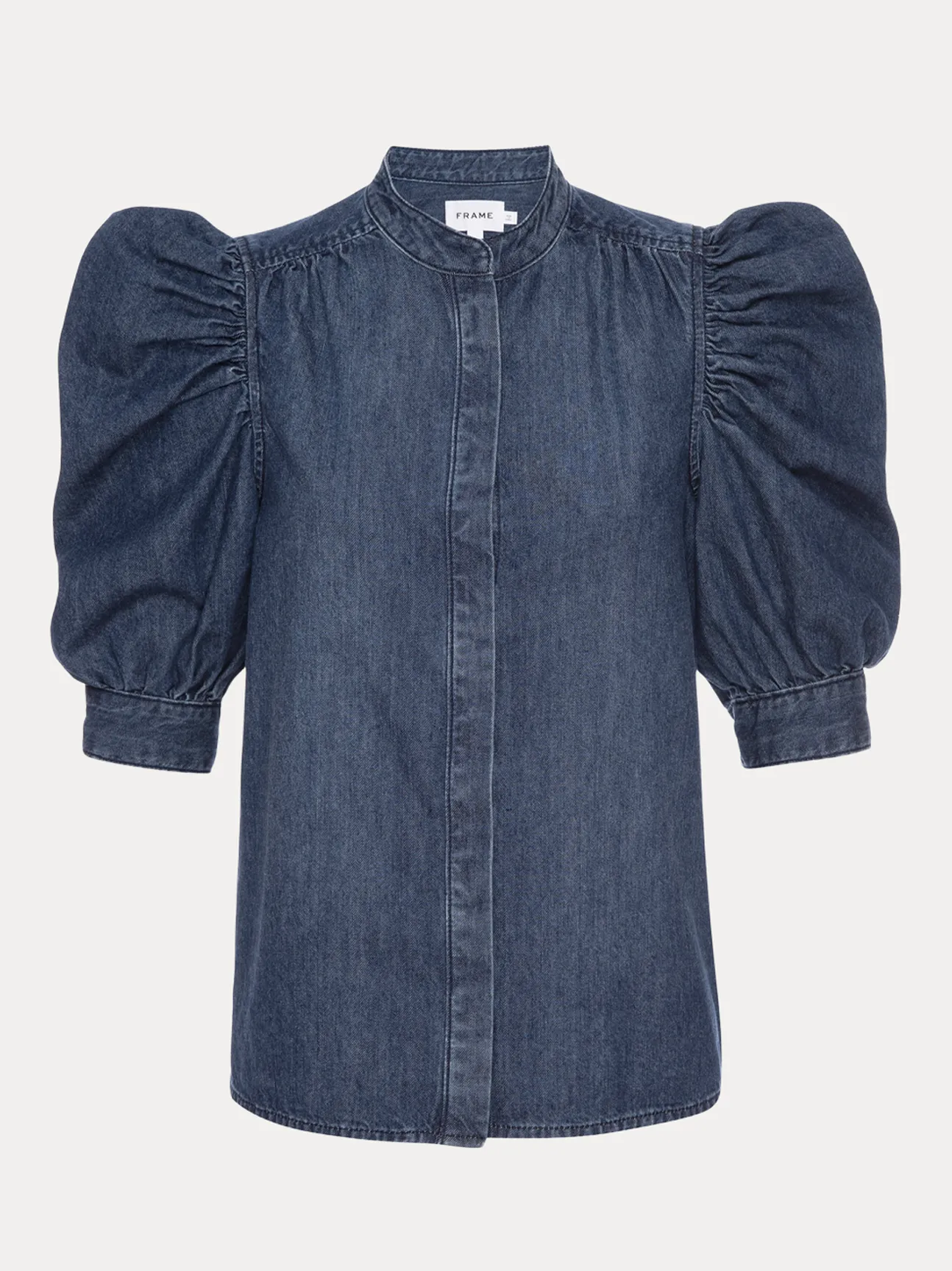 Gillian Short Sleeve Denim Top