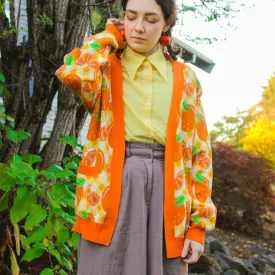 Gingham Fruits Knitted Cardigans!