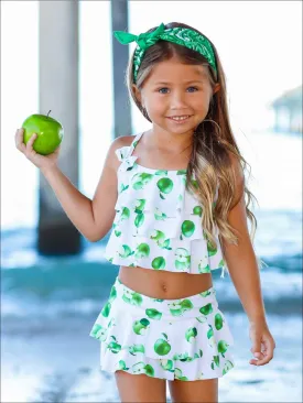 Girls Apple Of My Eye Two Piece Swimsuit