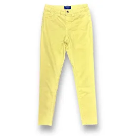 Girls Arizona Size 10 Yellow Adjustable Waist Stretch Jean Jeggings