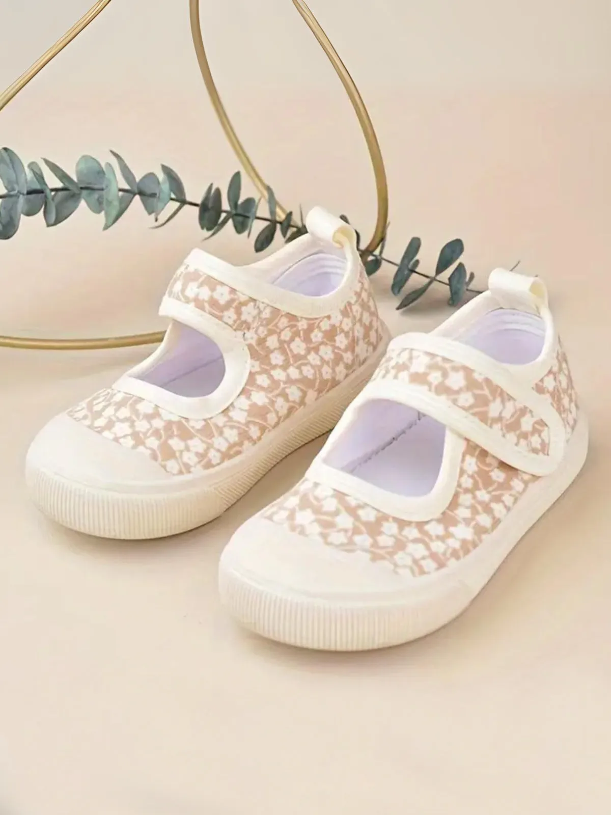 Girls Floral Canvas Shoes By Liv and Mia