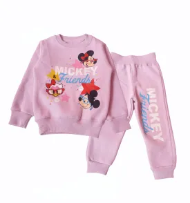 Girls Melton Pajama - Pink