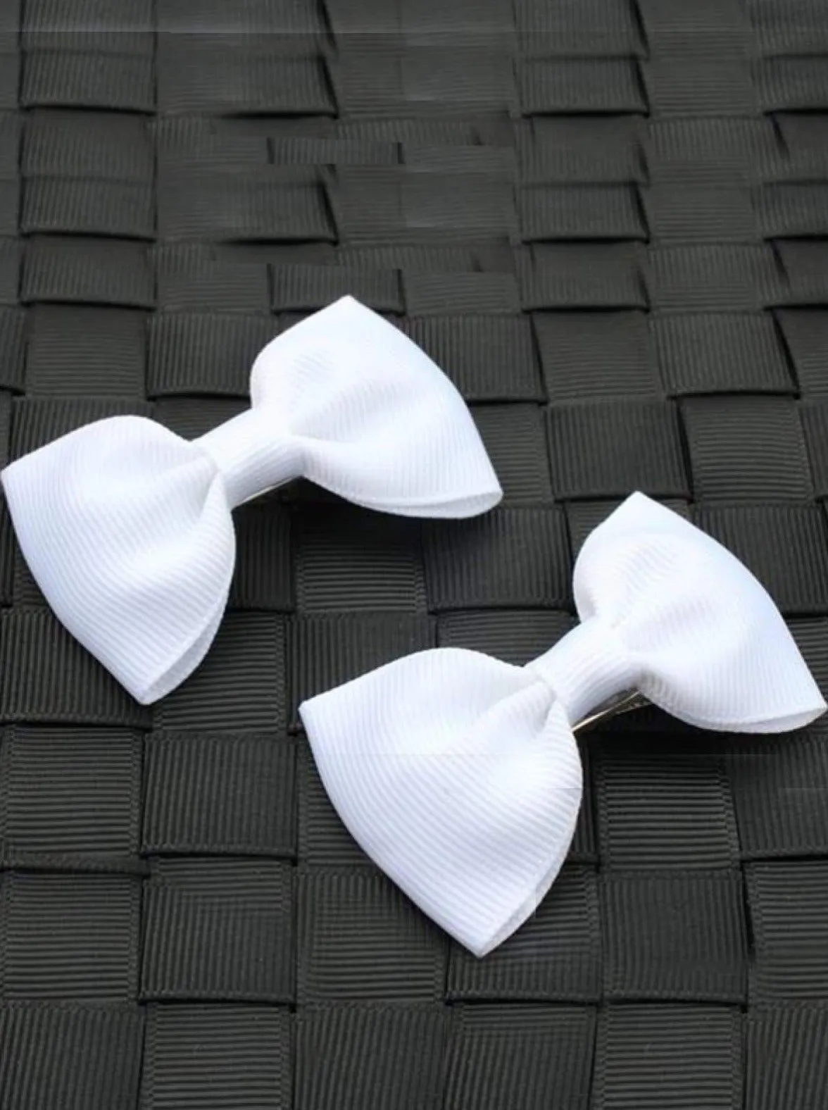 Girls Mini Bow Tie Hair Clips ( Multiple Color Options)