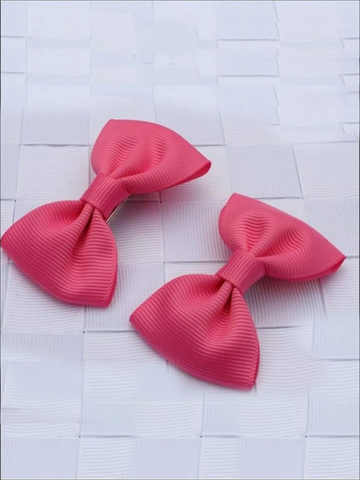 Girls Mini Bow Tie Hair Clips ( Multiple Color Options)