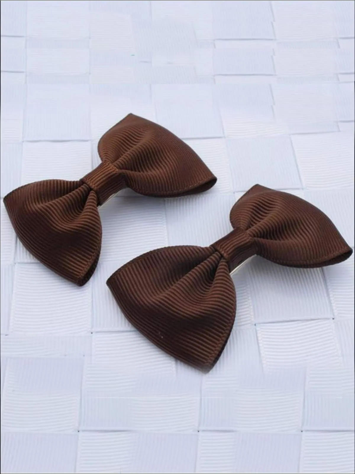 Girls Mini Bow Tie Hair Clips ( Multiple Color Options)