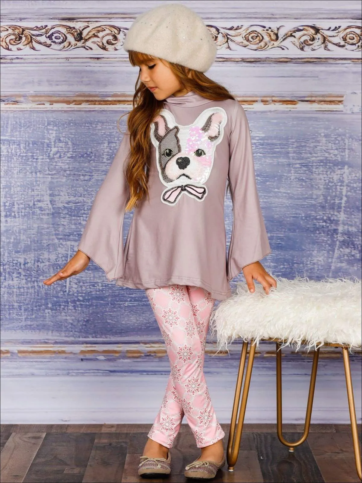 Girls She's Feeling Fancy Tunic and Legging Set