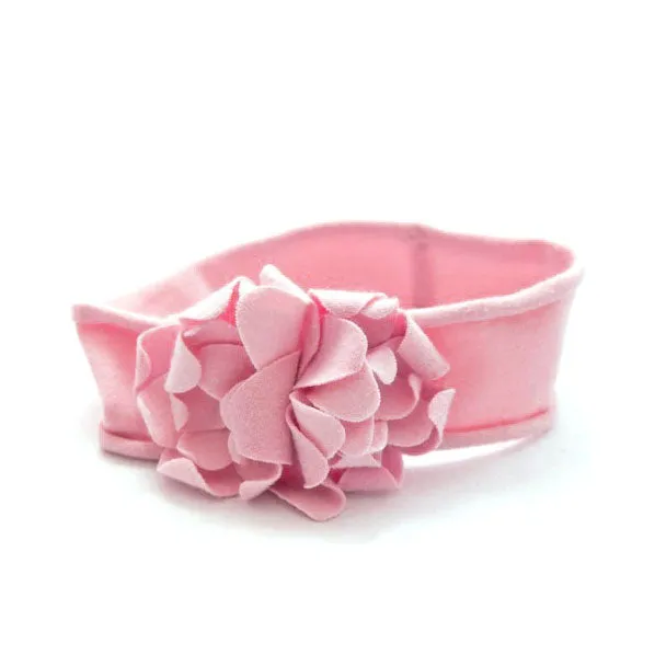 Girl's Soft Fabric Floral Stretch Headband