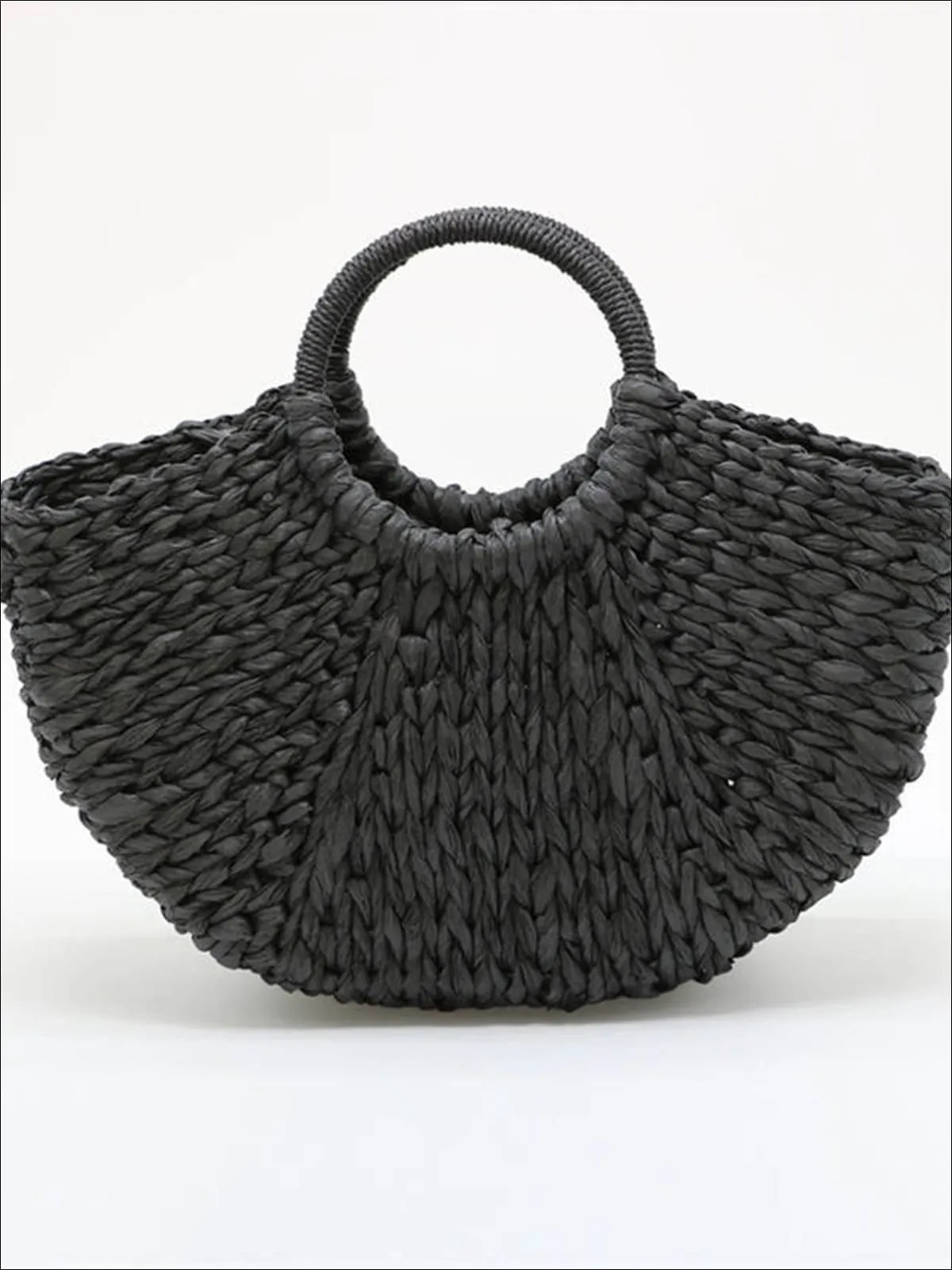 Girls Spring Woven Straw Bag