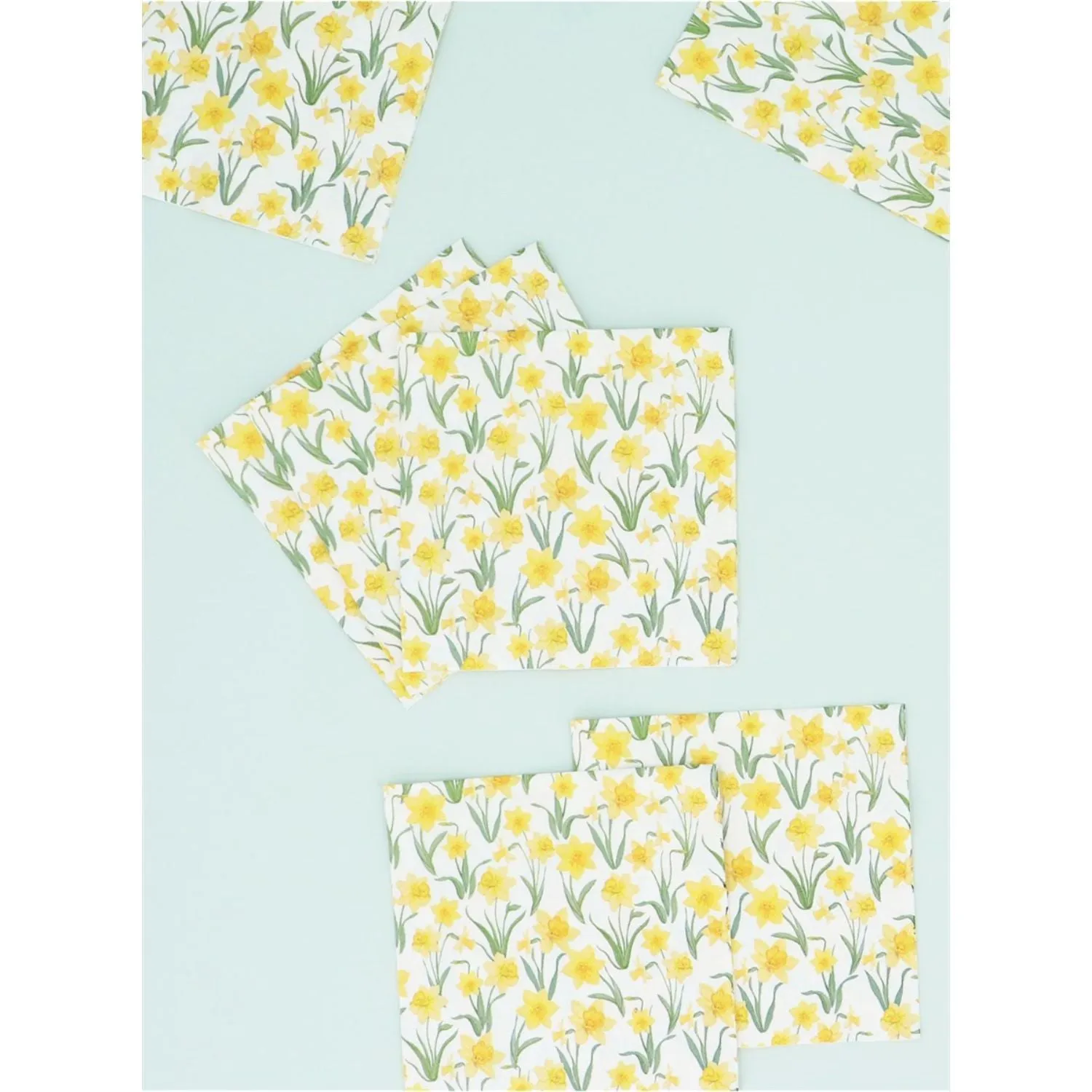 Gisela Graham 16cm Daffodil Paper Napkin (Pack of 20)