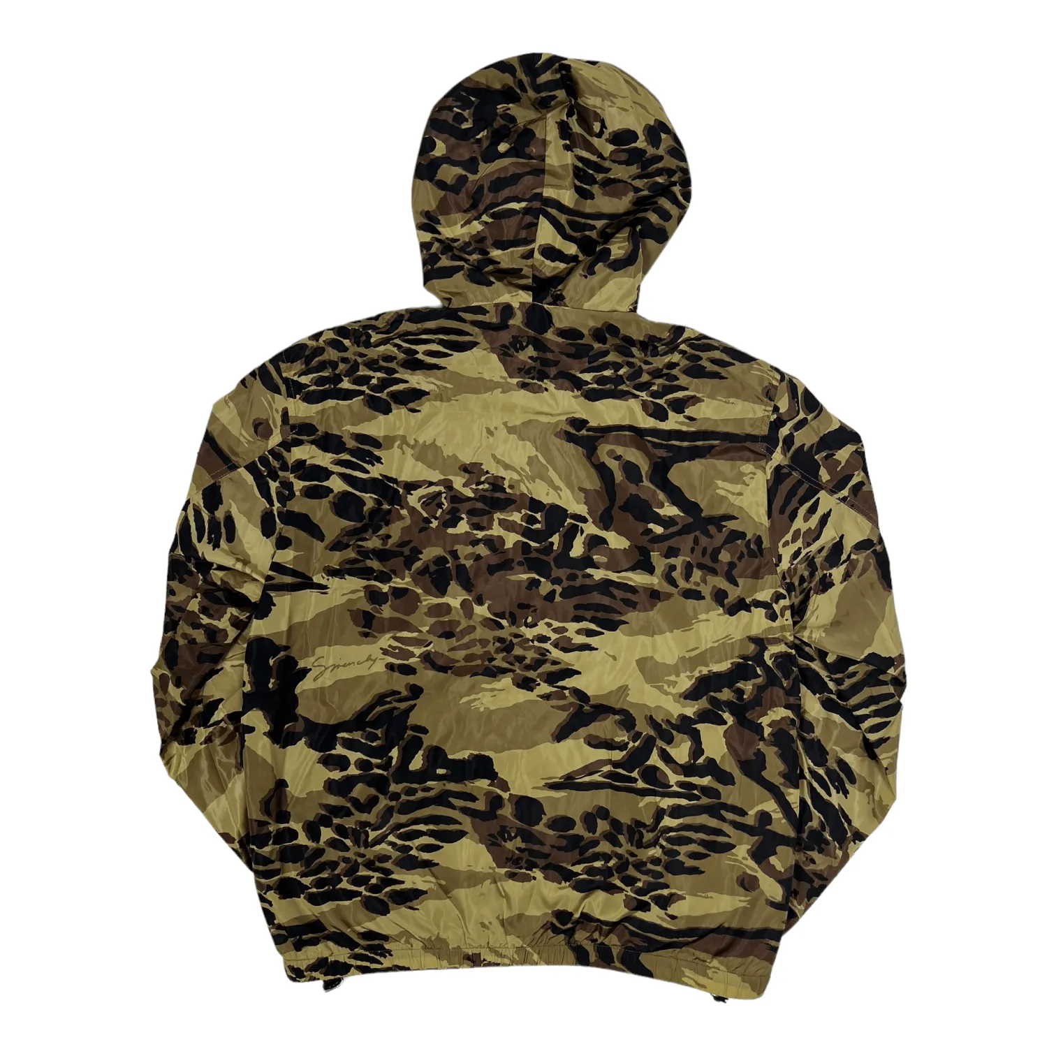 Givenchy Camouflage Printed Windbreaker Green Pre-Owned