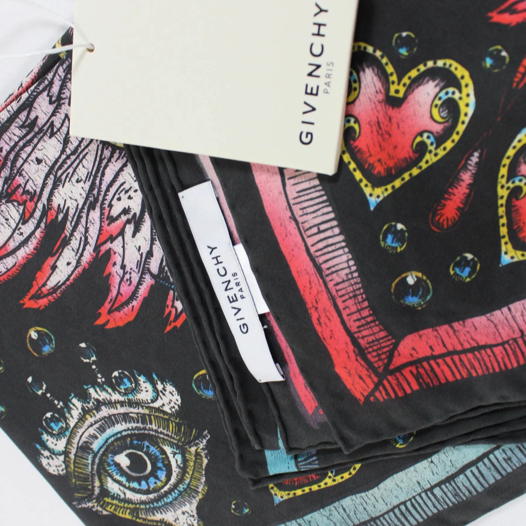 Givenchy Scarf Signature Tattoo Design - Twill Silk Foulard SALE