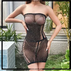 Glamorous Sheer Netting Bodysuit