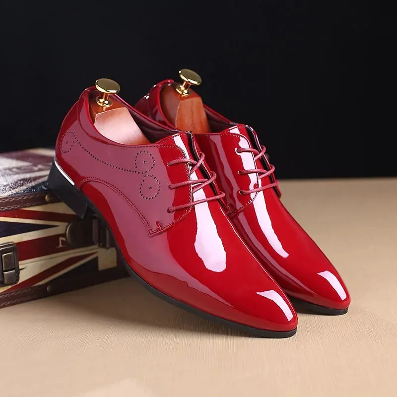 Glossy Oxford Leather Shoes