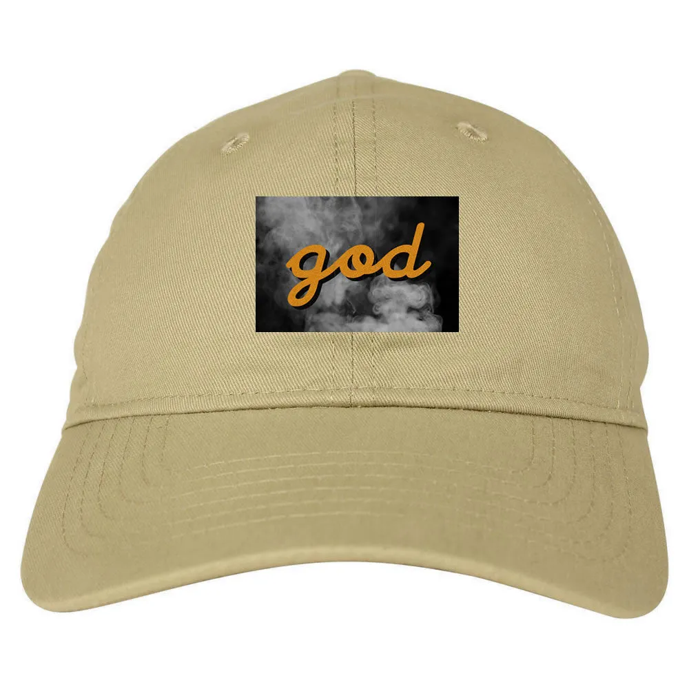 God Up In Smoke Puff Goth Dark Dad Hat