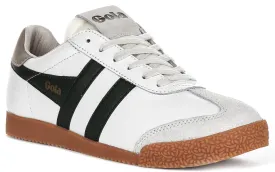 Gola Classics Elan Leather In White Green For Women