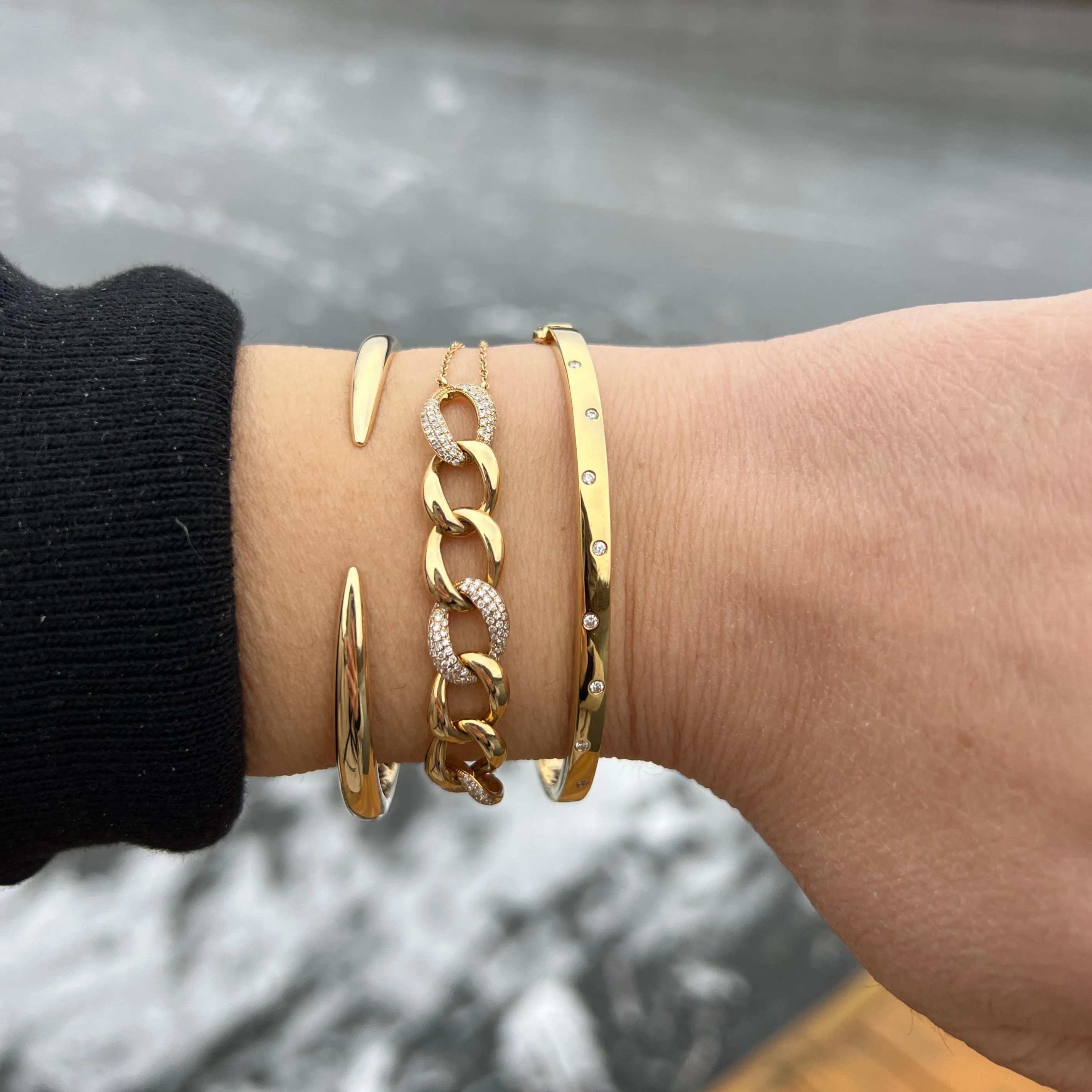 Gold Claw Cuff